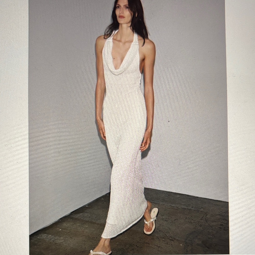 Zara Rustic Scarf Maxi Dress